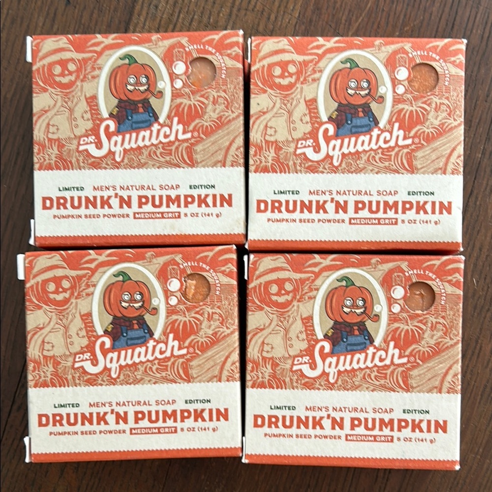Dr. Squatch Drunk'n Pumpkin Soap Set